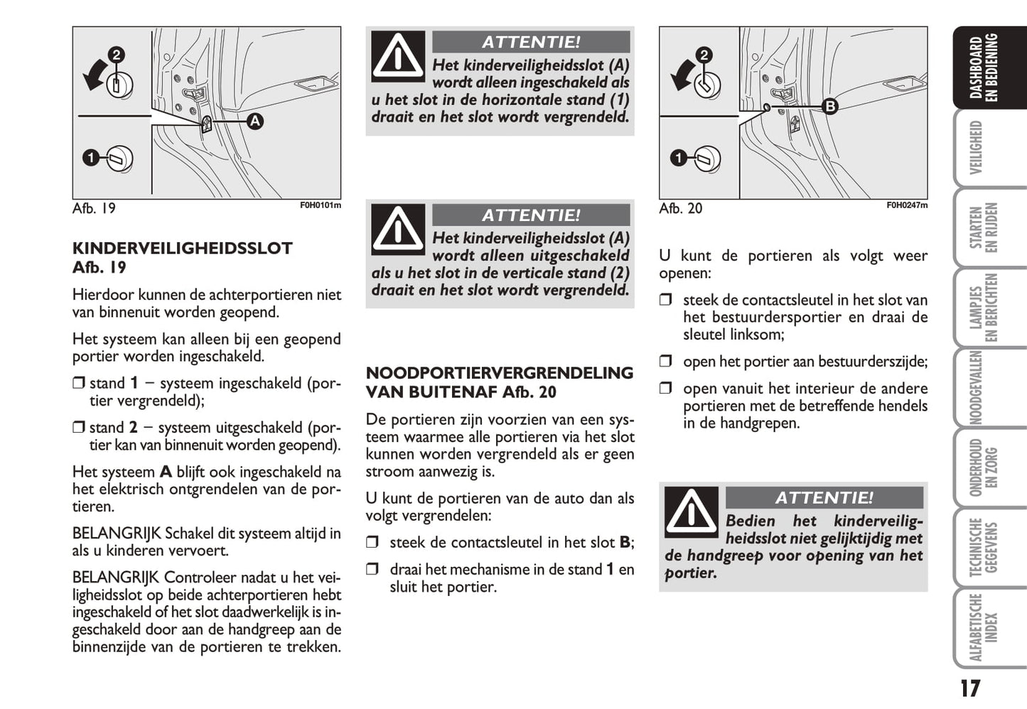 2010-2011 Fiat Idea Gebruikershandleiding | Nederlands