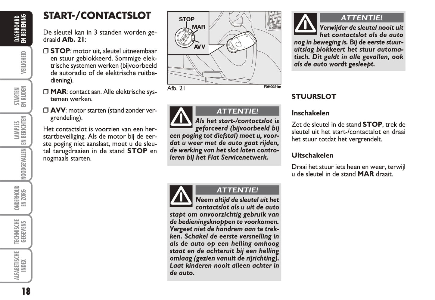 2010-2011 Fiat Idea Gebruikershandleiding | Nederlands