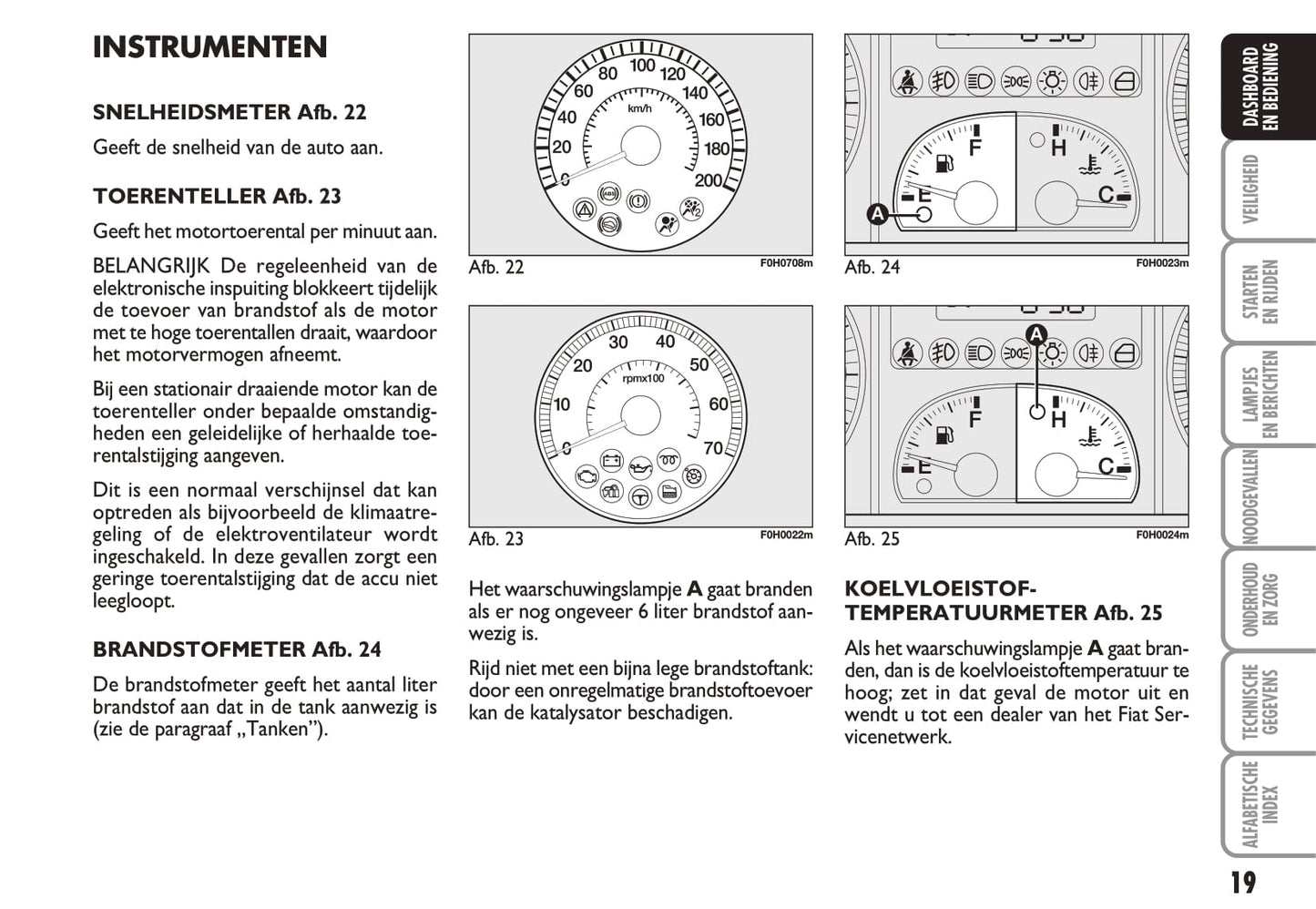 2010-2011 Fiat Idea Gebruikershandleiding | Nederlands
