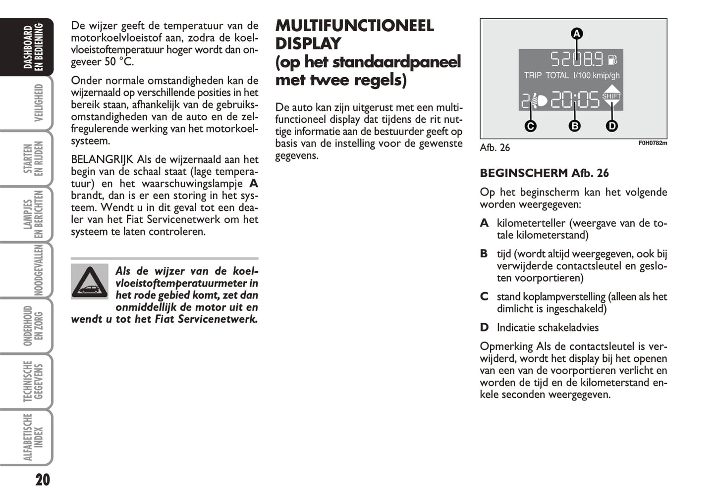2010-2011 Fiat Idea Gebruikershandleiding | Nederlands