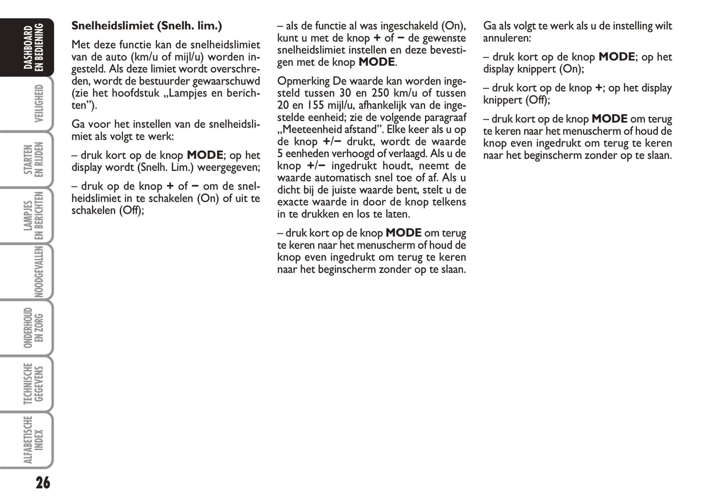 2010-2011 Fiat Idea Gebruikershandleiding | Nederlands