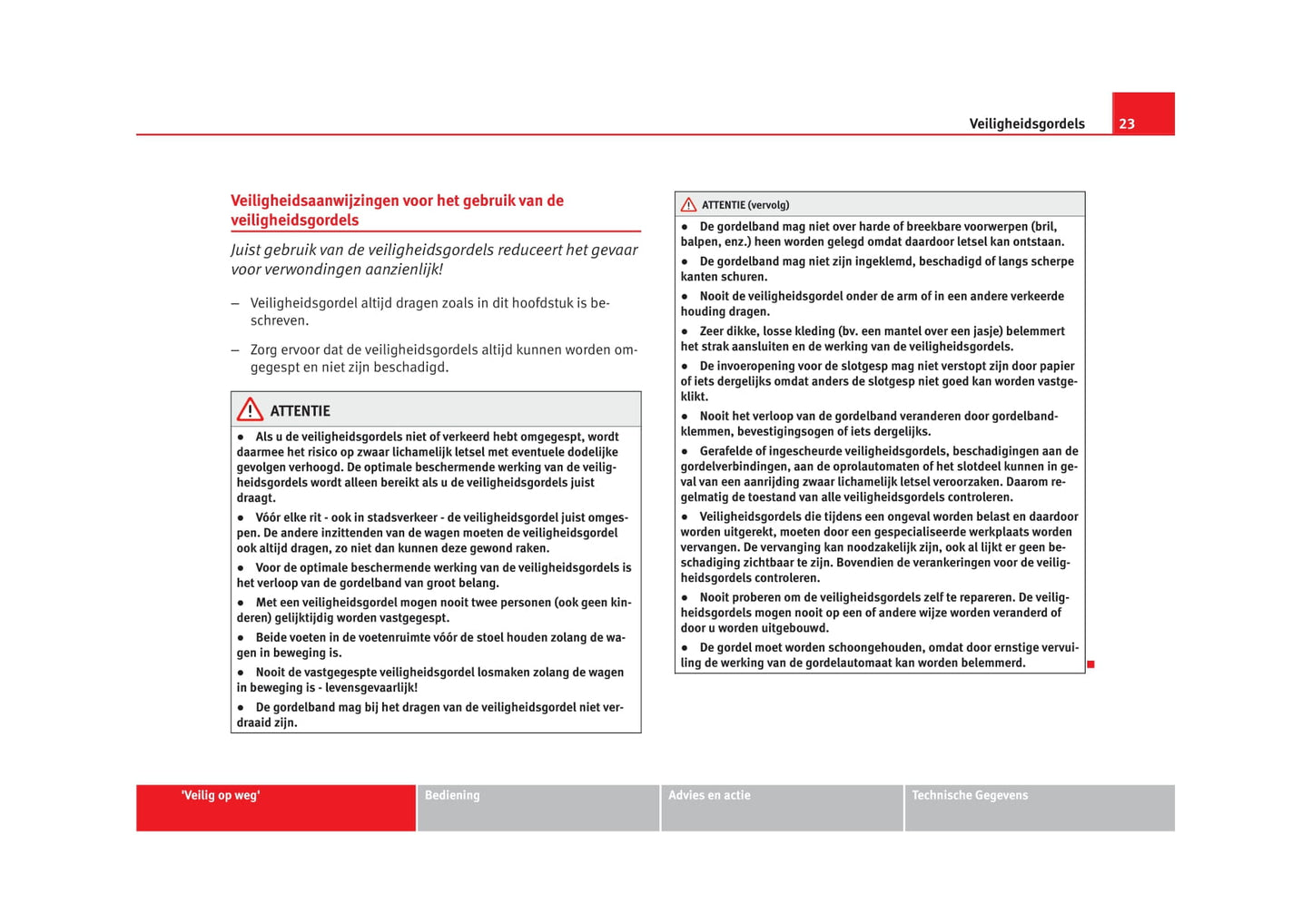 2011-2012 Seat Ibiza SC Owner's Manual | Dutch