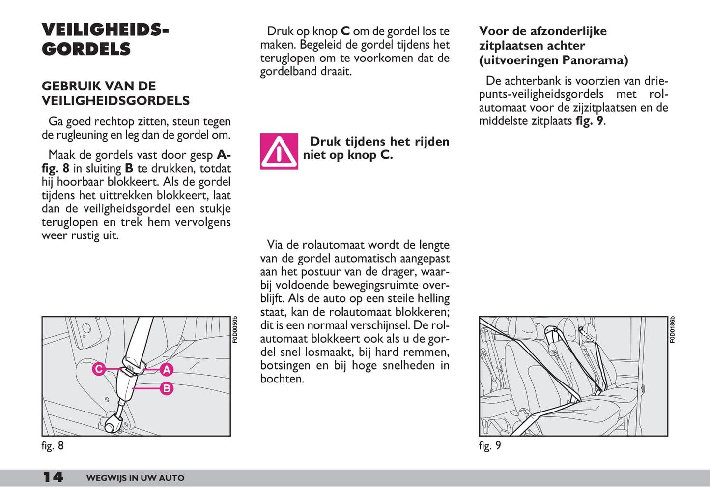 2001-2002 Fiat Ducato Owner's Manual | Dutch