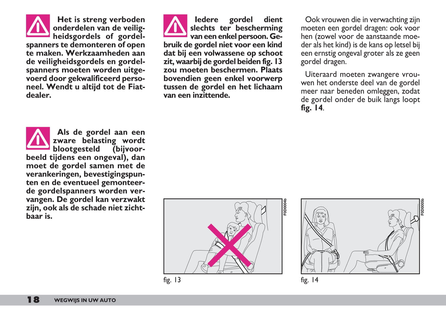 2001-2002 Fiat Ducato Owner's Manual | Dutch