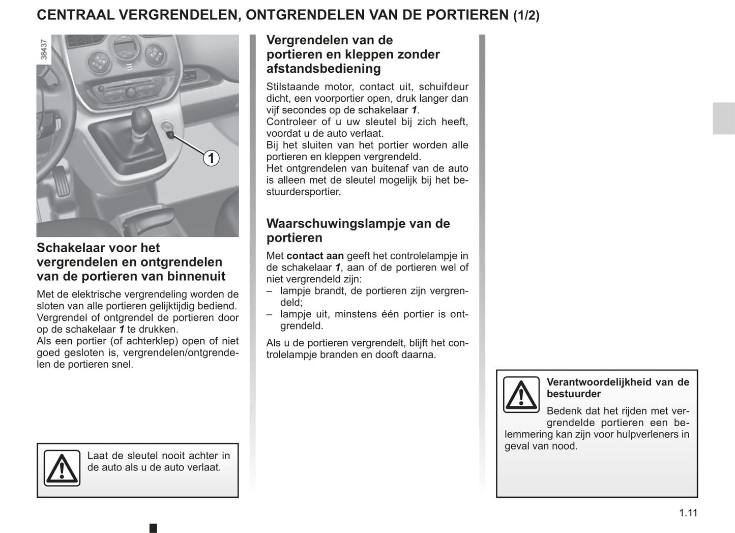 2013-2014 Renault Kangoo Gebruikershandleiding | Nederlands