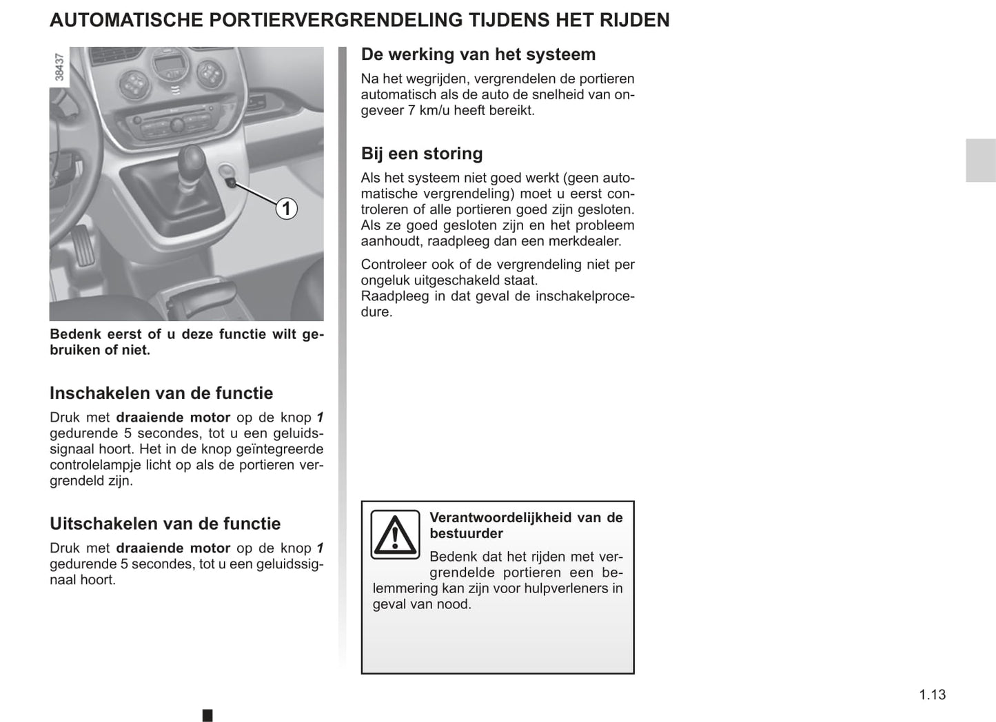 2013-2014 Renault Kangoo Gebruikershandleiding | Nederlands