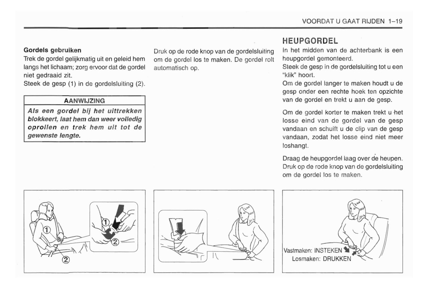 1998-2001 Daewoo Matiz Manuel du propriétaire | Néerlandais