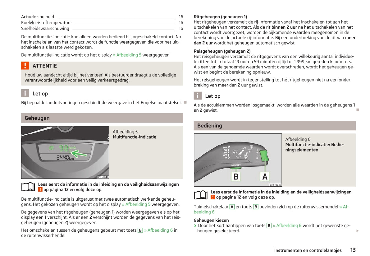 2015-2016 Skoda Citigo Gebruikershandleiding | Nederlands