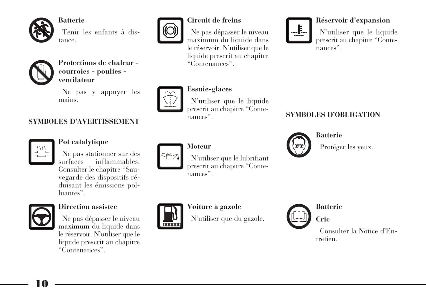 2008-2011 Lancia Phedra Owner's Manual | French