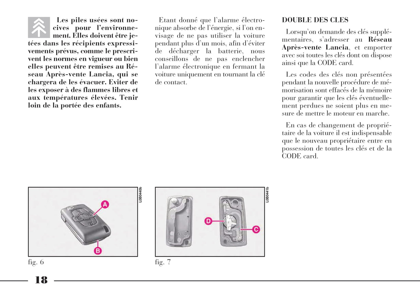 2008-2011 Lancia Phedra Owner's Manual | French