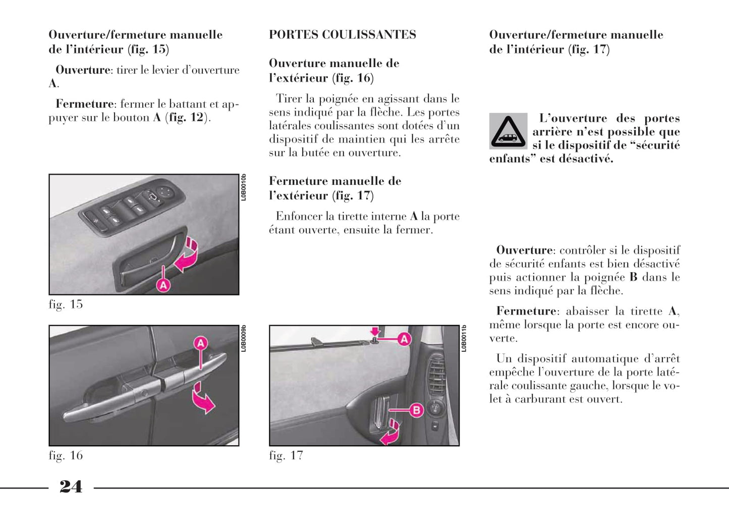 2008-2011 Lancia Phedra Owner's Manual | French