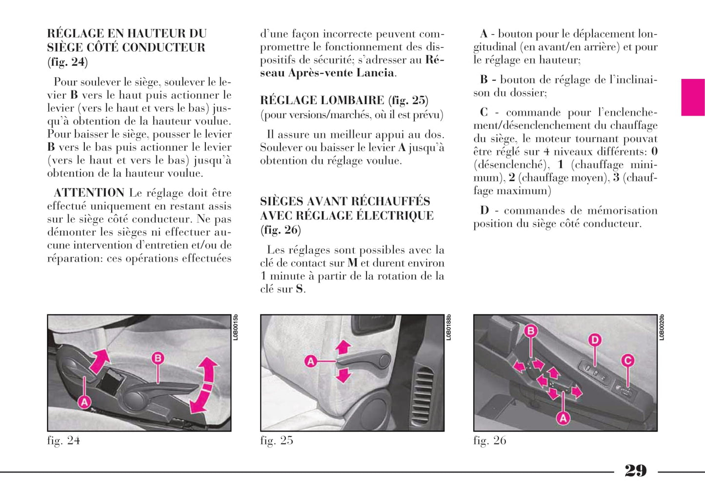 2008-2011 Lancia Phedra Owner's Manual | French