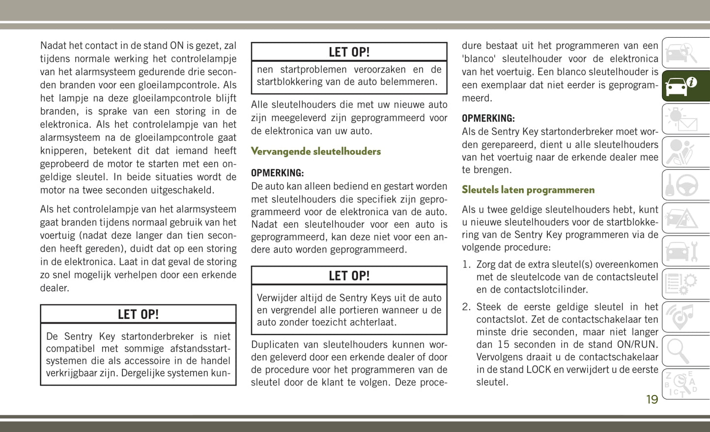 2017-2018 Jeep Wrangler Gebruikershandleiding | Nederlands