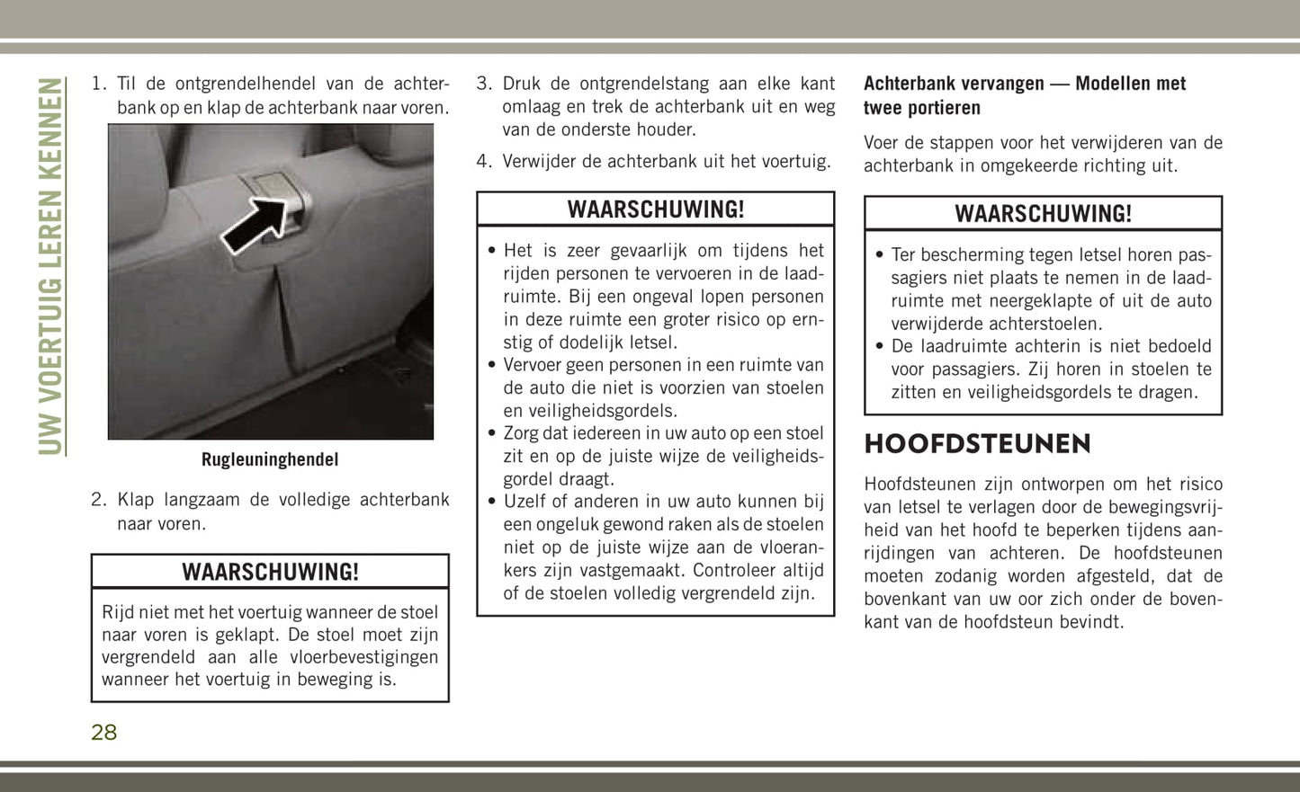 2017-2018 Jeep Wrangler Gebruikershandleiding | Nederlands