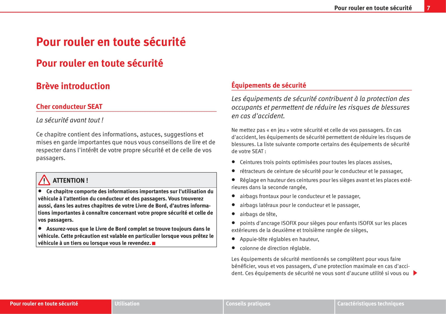 2000-2010 Seat Alhambra Gebruikershandleiding | Frans