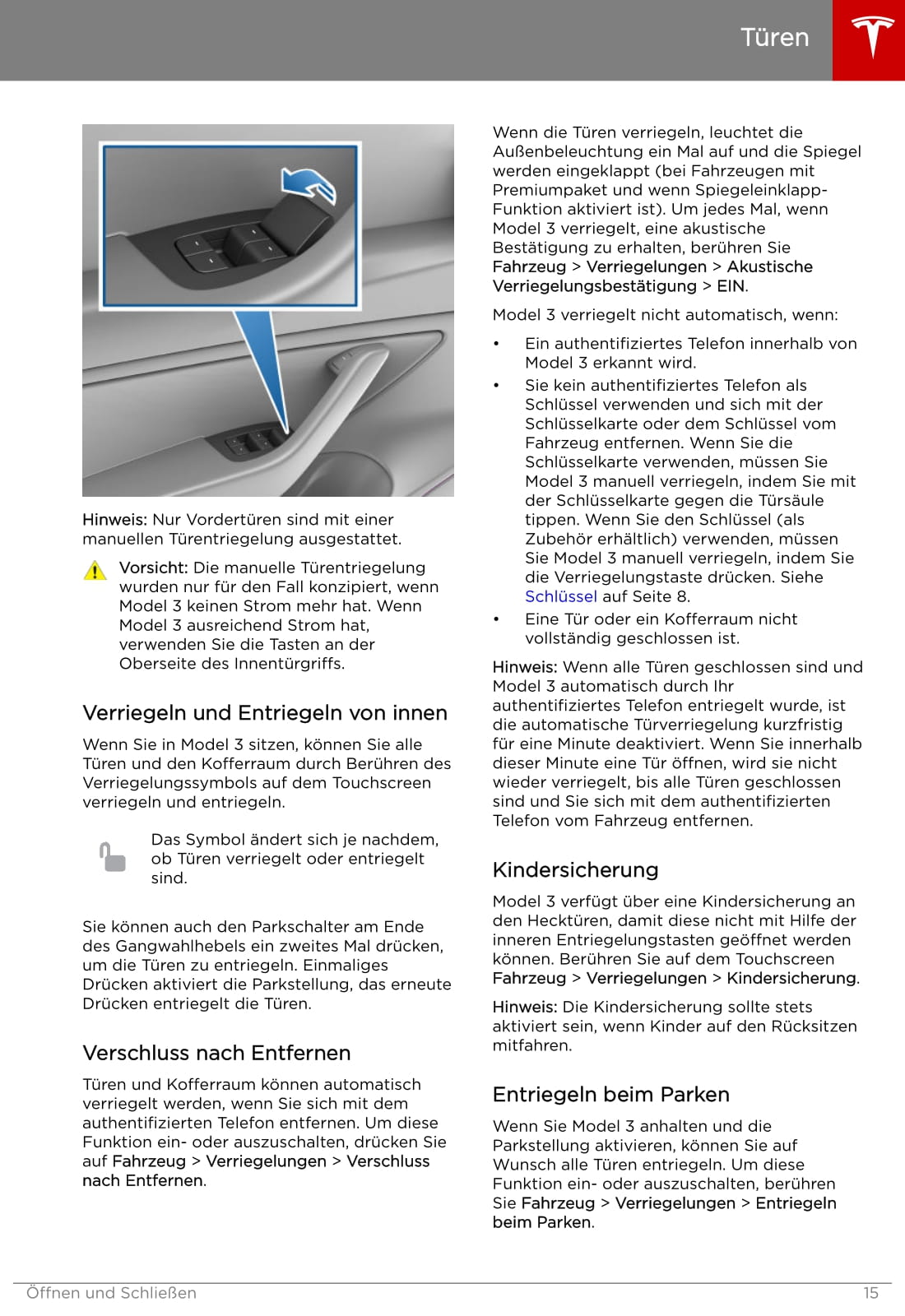 2019 Tesla Model 3 Manuel du propriétaire | Allemand