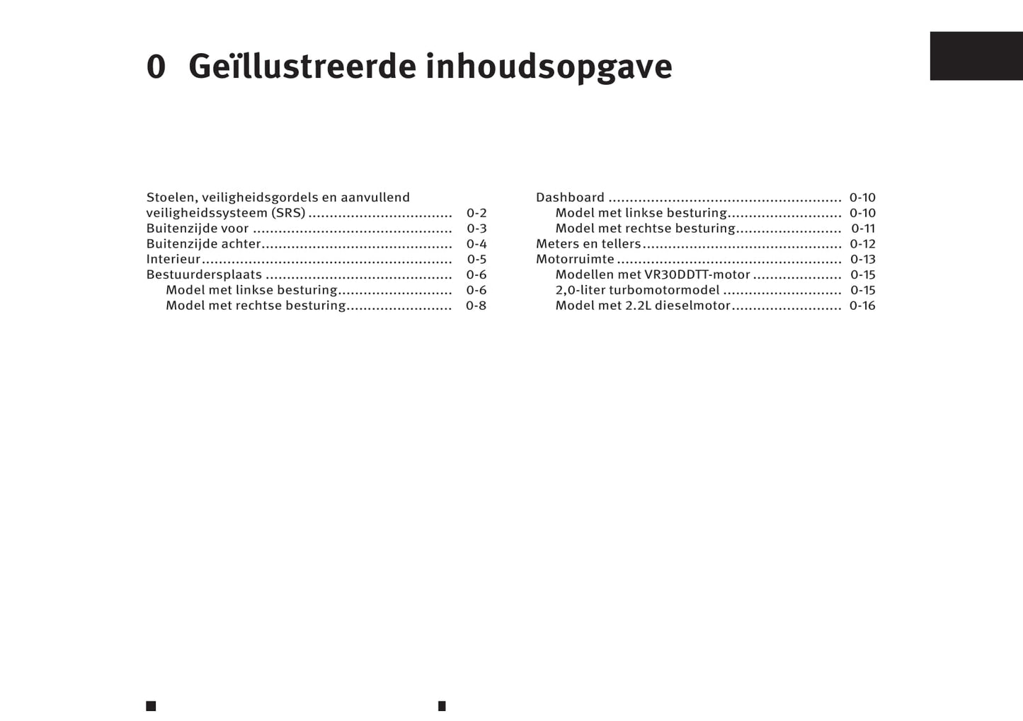 2016-2017 Infiniti Q50 Gebruikershandleiding | Nederlands
