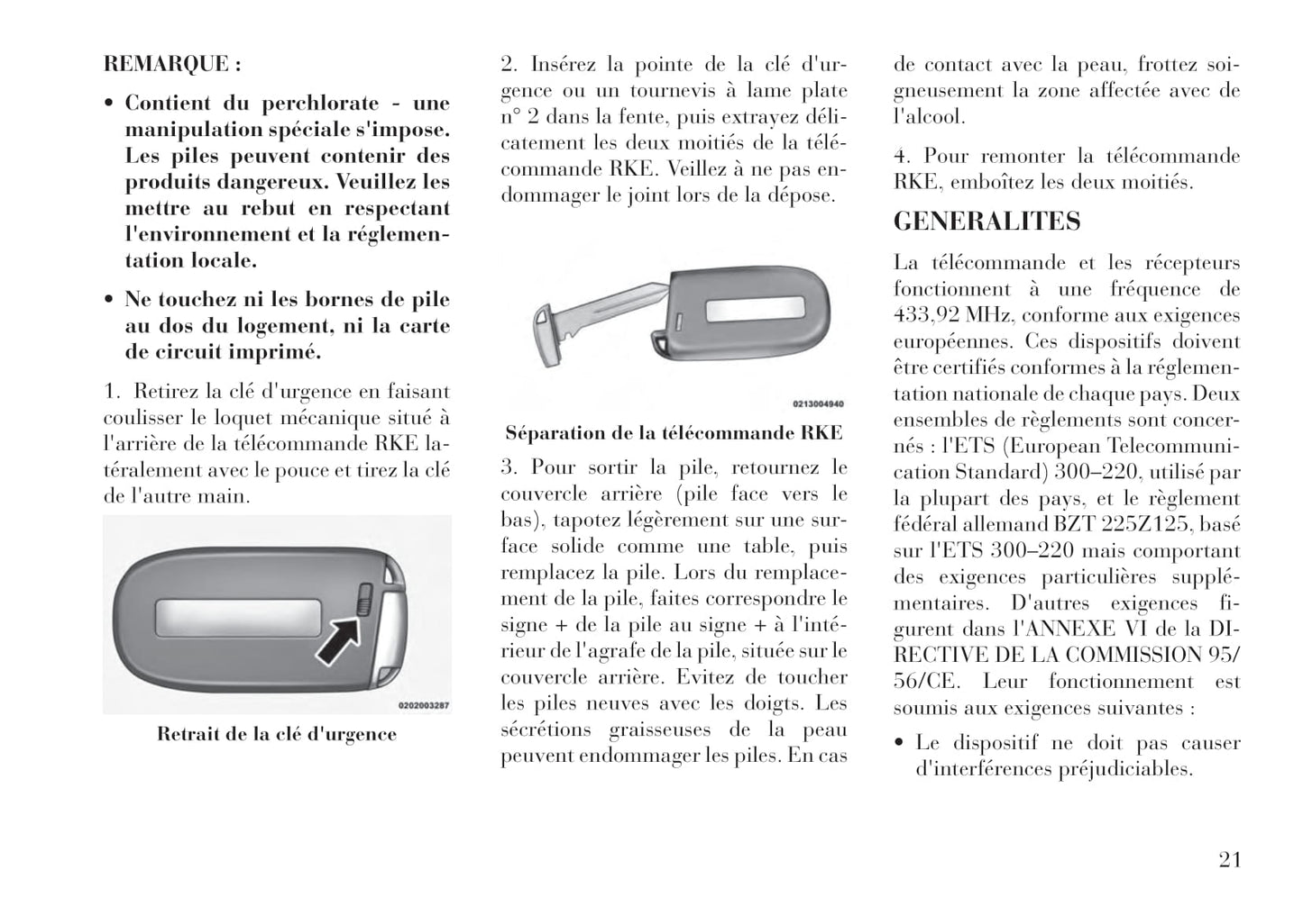 2011-2014 Lancia Thema Owner's Manual | French