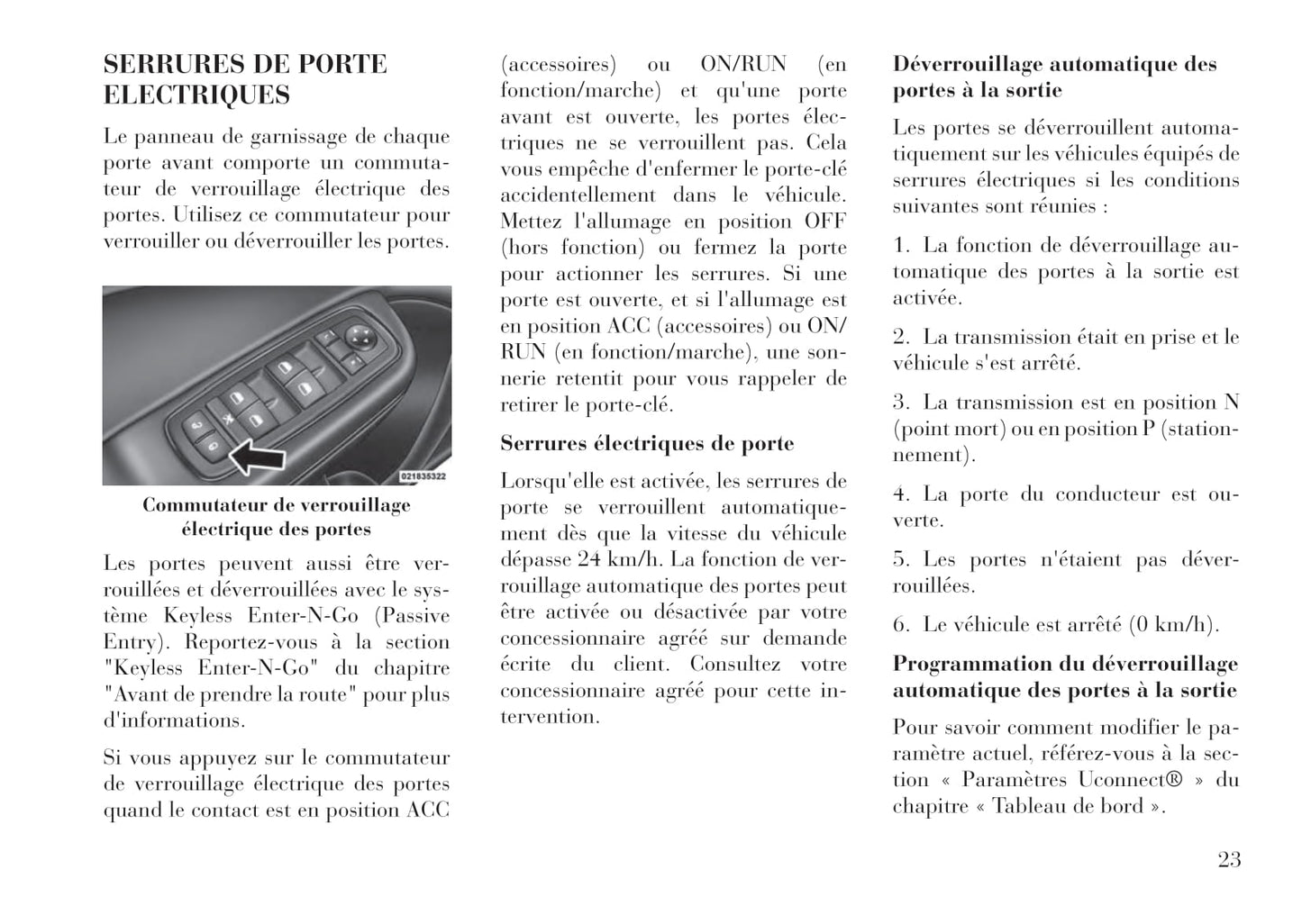 2011-2014 Lancia Thema Owner's Manual | French