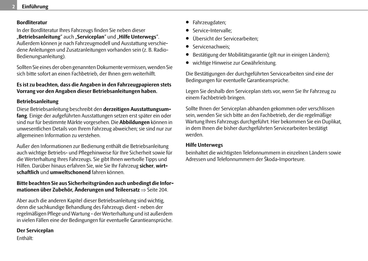 2006-2010 Skoda Roomster Manuel du propriétaire | Allemand
