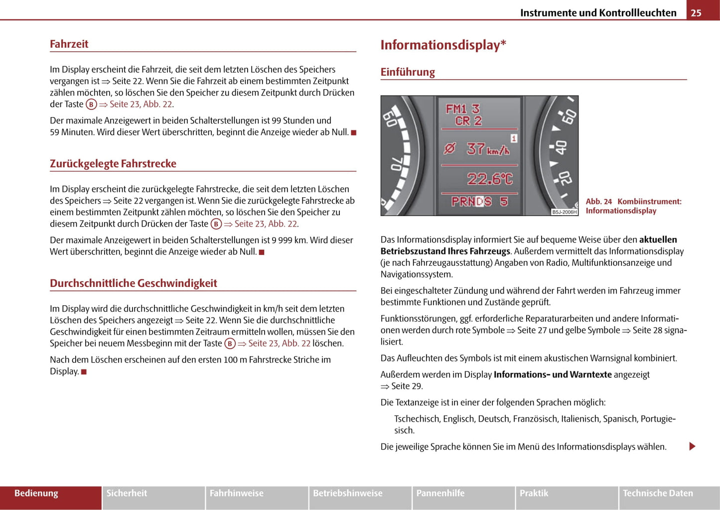 2006-2010 Skoda Roomster Manuel du propriétaire | Allemand