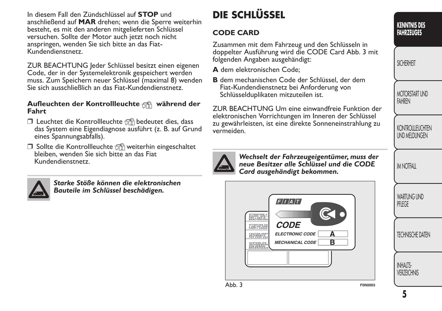 2013-2014 Fiat Ducato Euro 5 Bedienungsanleitung | Deutsch