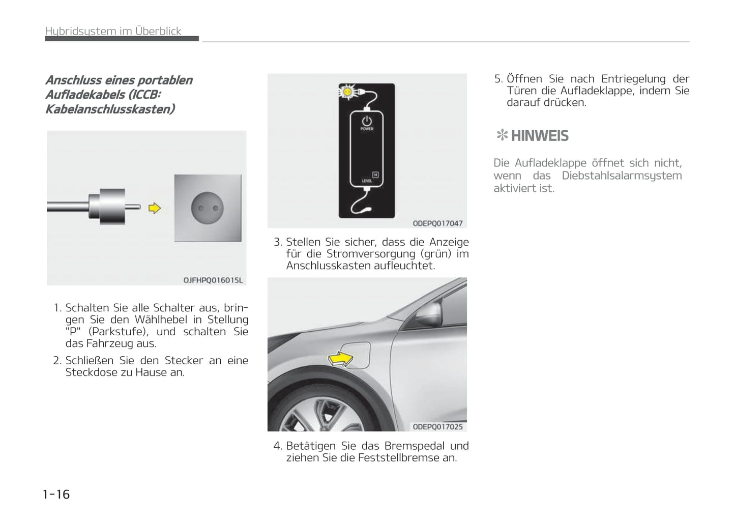 2016-2018 Kia Niro Manuel du propriétaire | Allemand