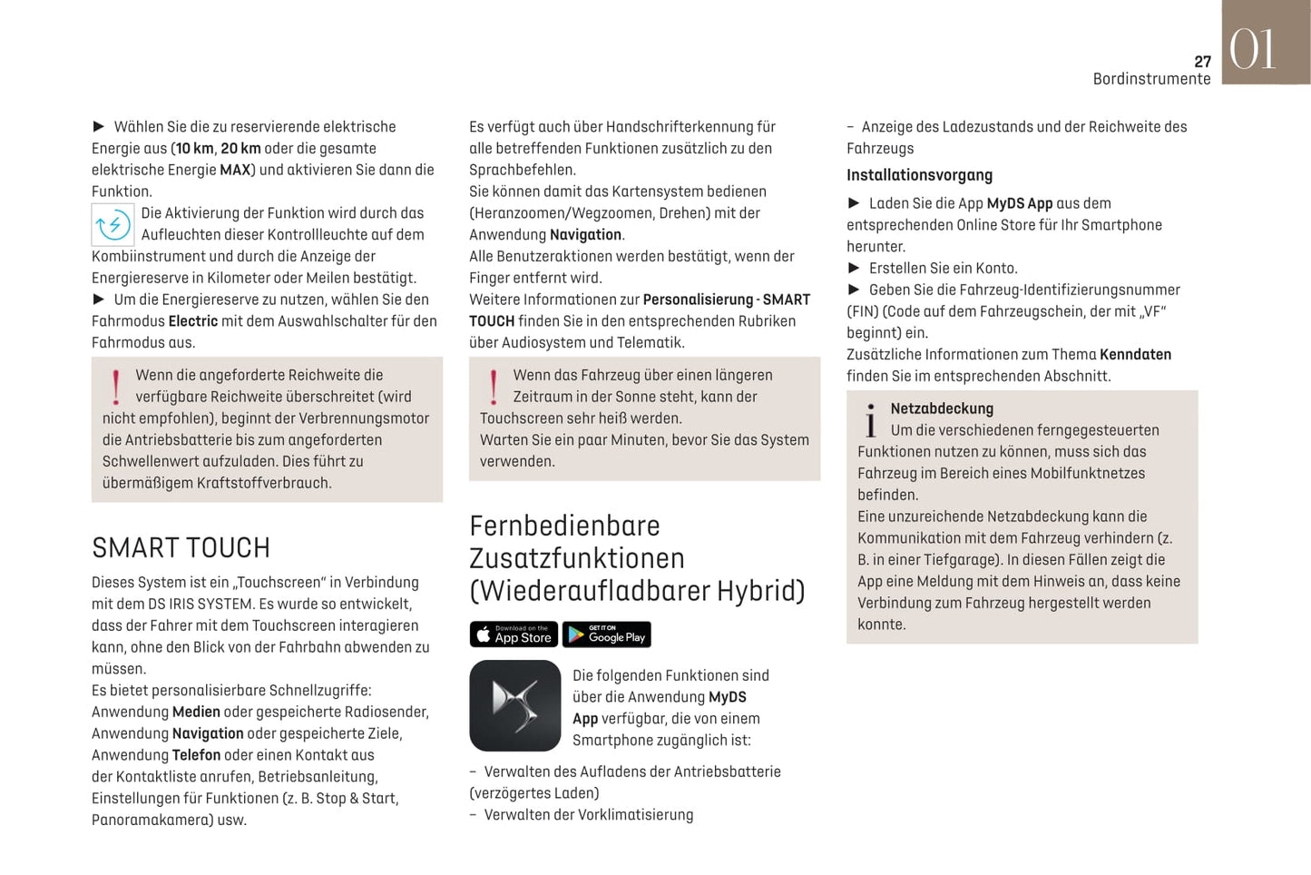 2021-2023 DS DS 4 Manuel du propriétaire | Allemand