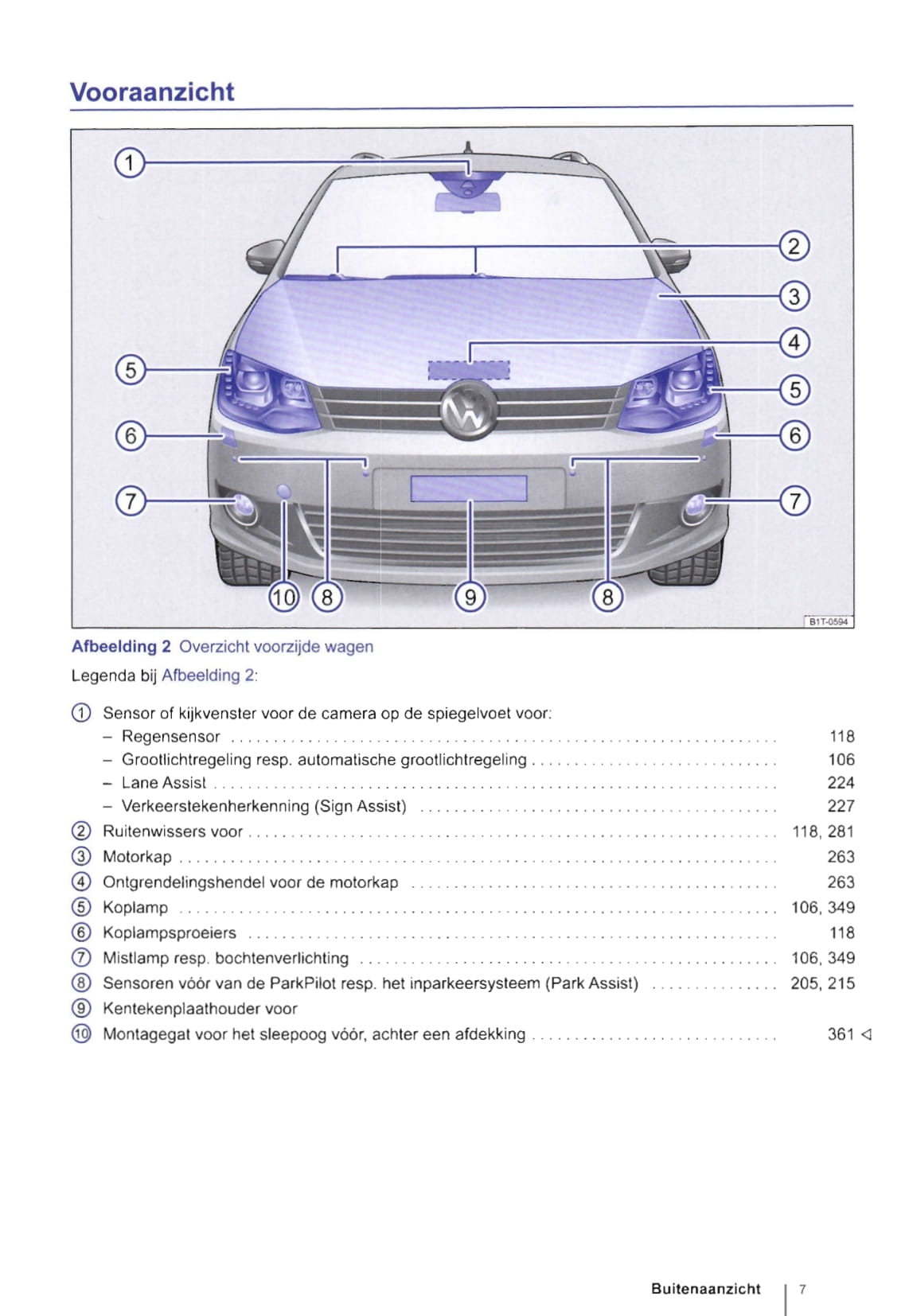2010-2015 Volkswagen Touran Manuel du propriétaire | Néerlandais
