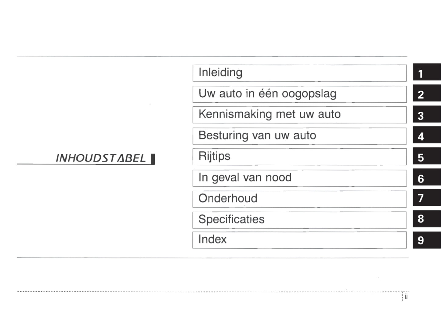 2004-2007 Kia Picanto Manuel du propriétaire | Néerlandais