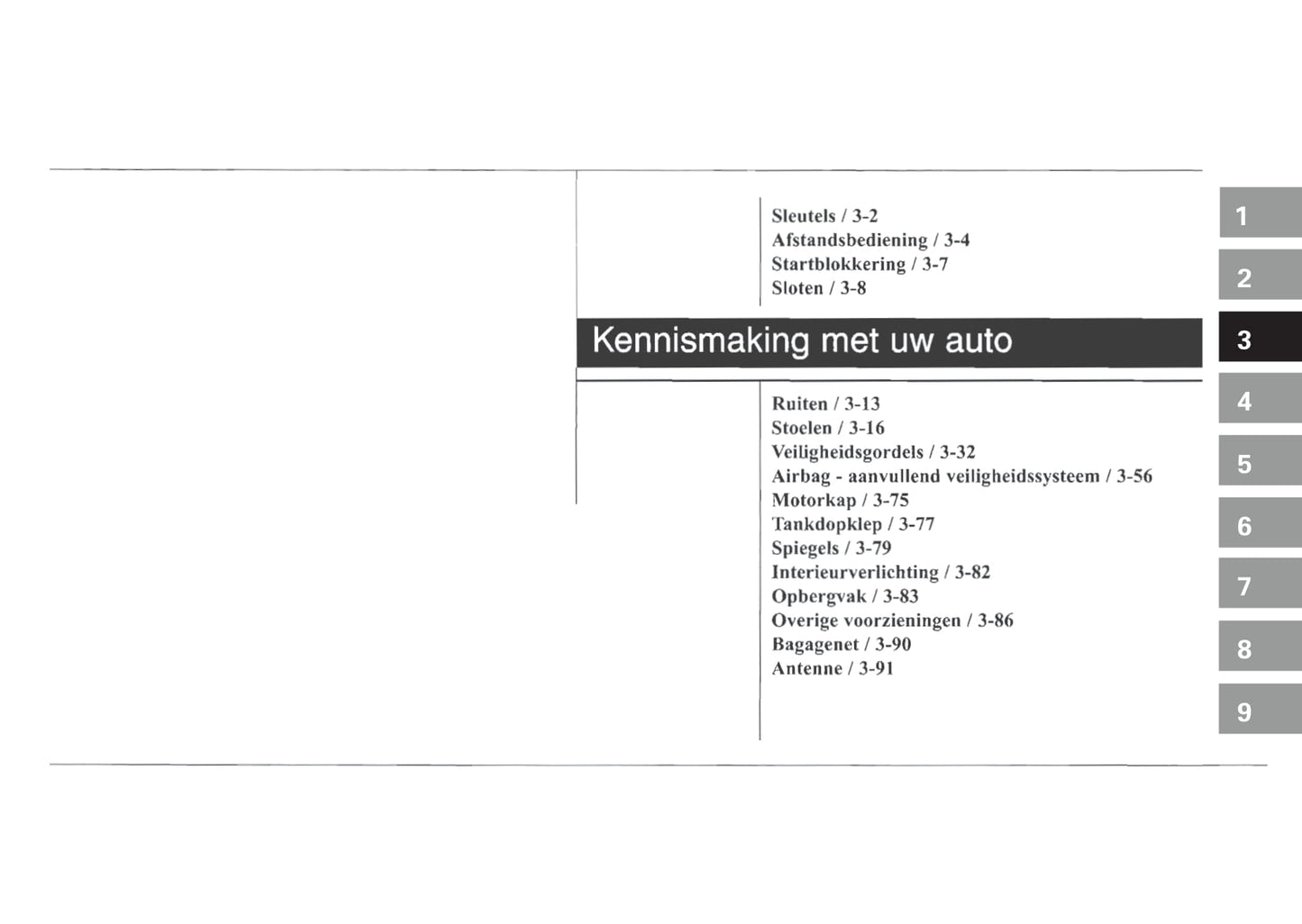 2004-2007 Kia Picanto Manuel du propriétaire | Néerlandais