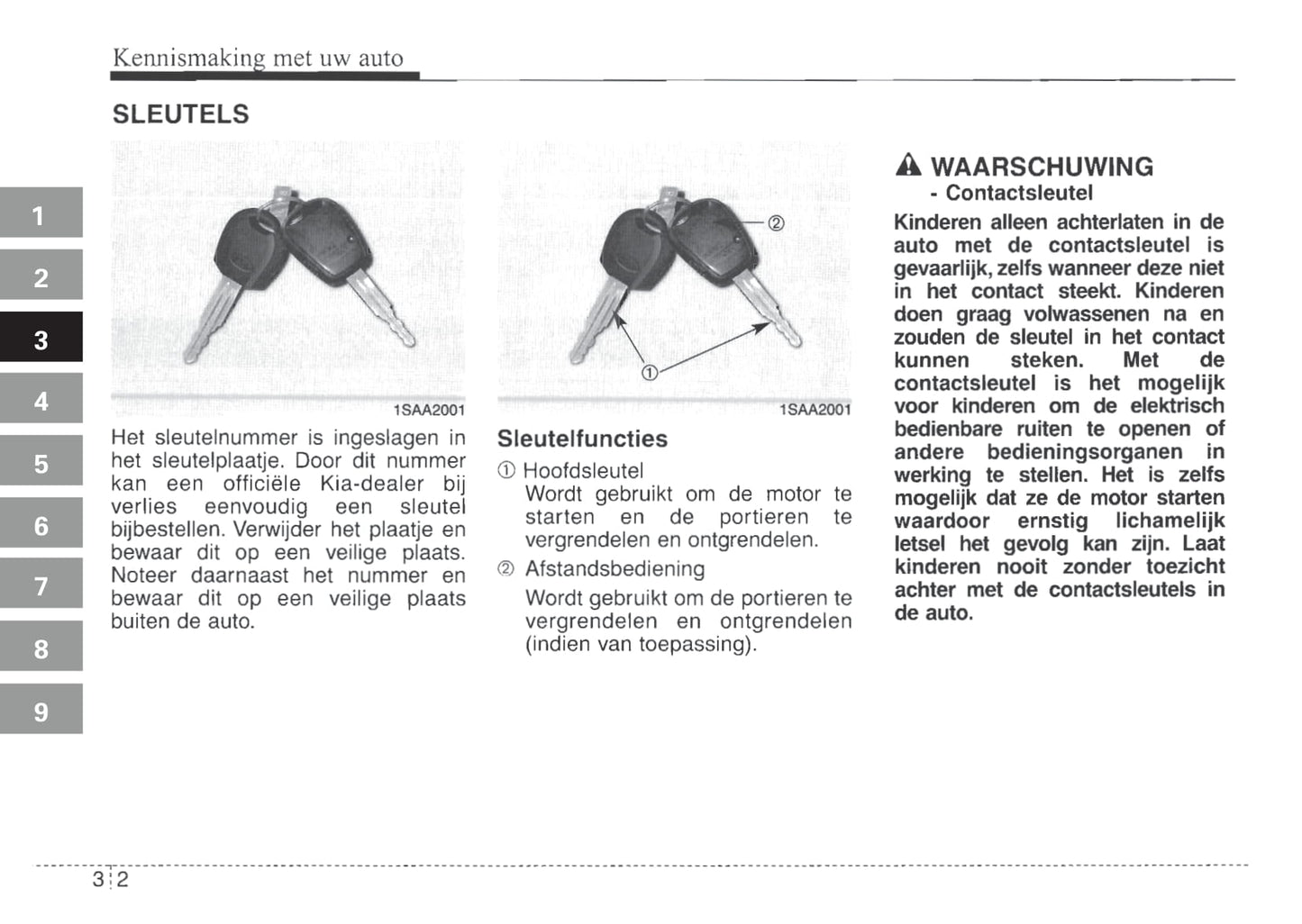 2004-2007 Kia Picanto Manuel du propriétaire | Néerlandais