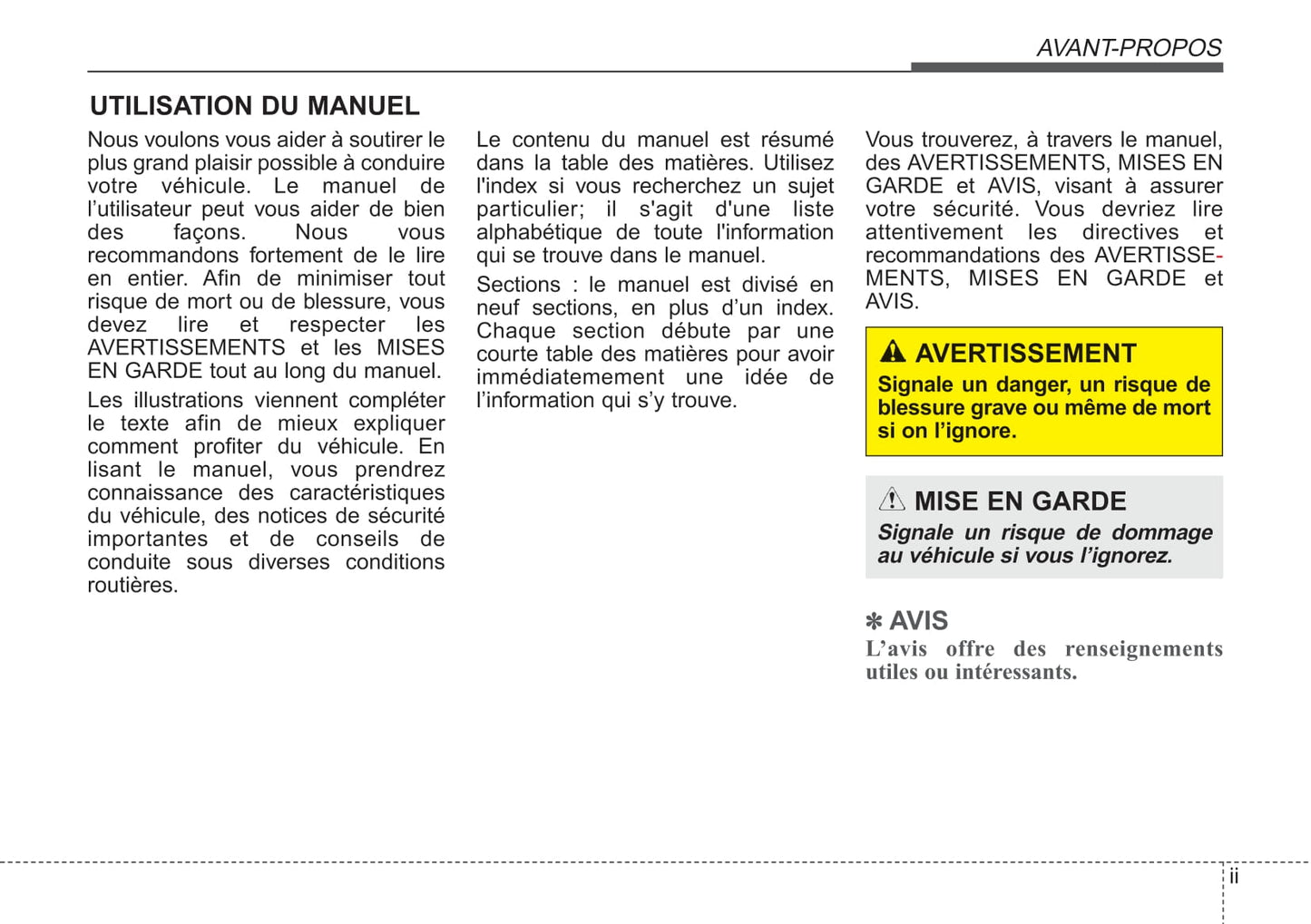 2017-2018 Kia Niro Owner's Manual | French
