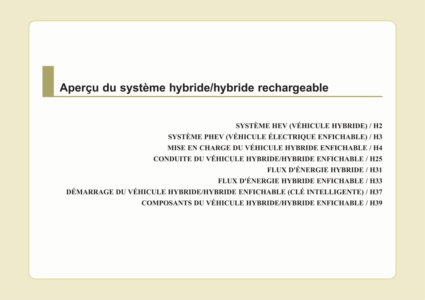 2017-2018 Kia Niro Owner's Manual | French