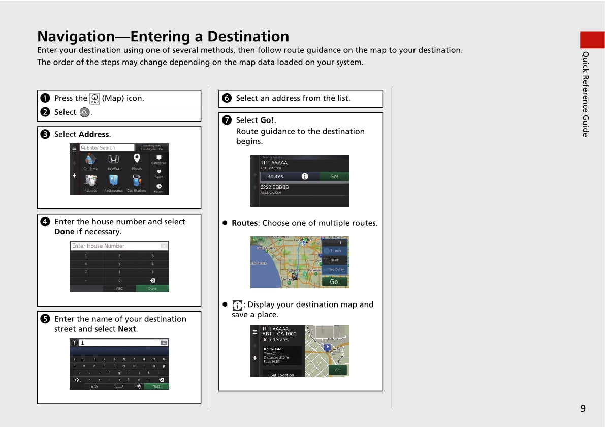 Honda CR-V Navigation Manuel du propriétaire 2017