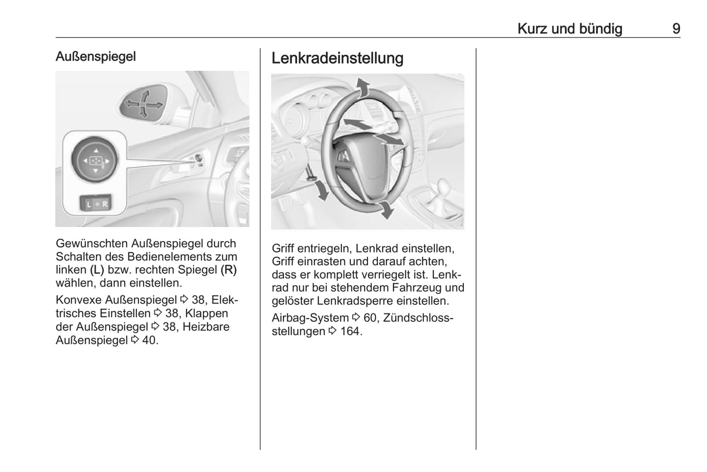 2016 Opel Insignia Bedienungsanleitung | Deutsch