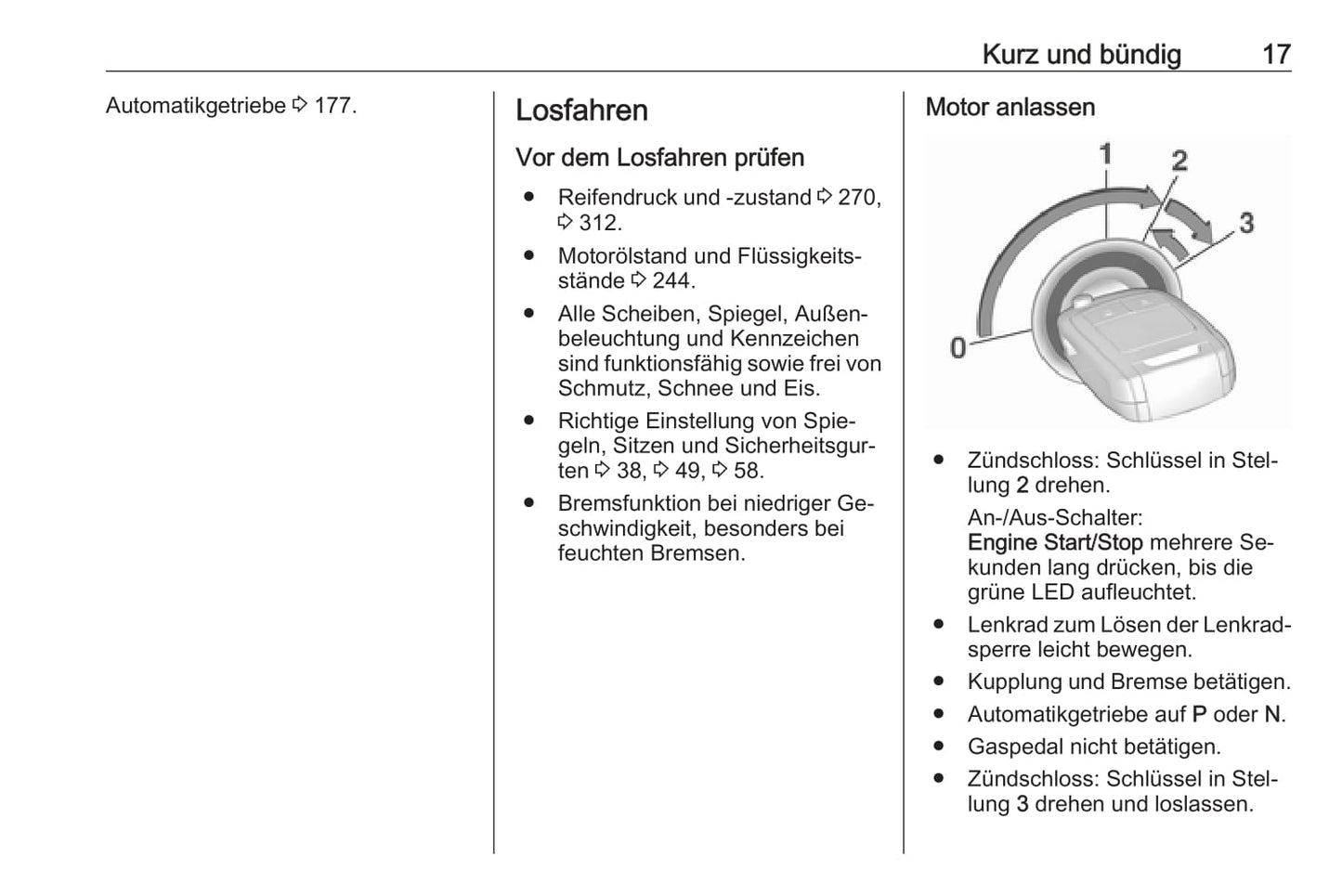 2016 Opel Insignia Bedienungsanleitung | Deutsch