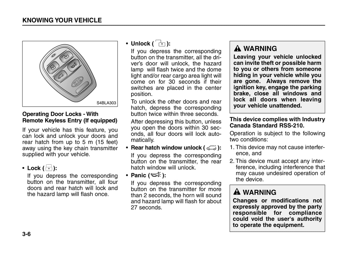 2002-2005 Kia Sorento Manuel du propriétaire | Anglais