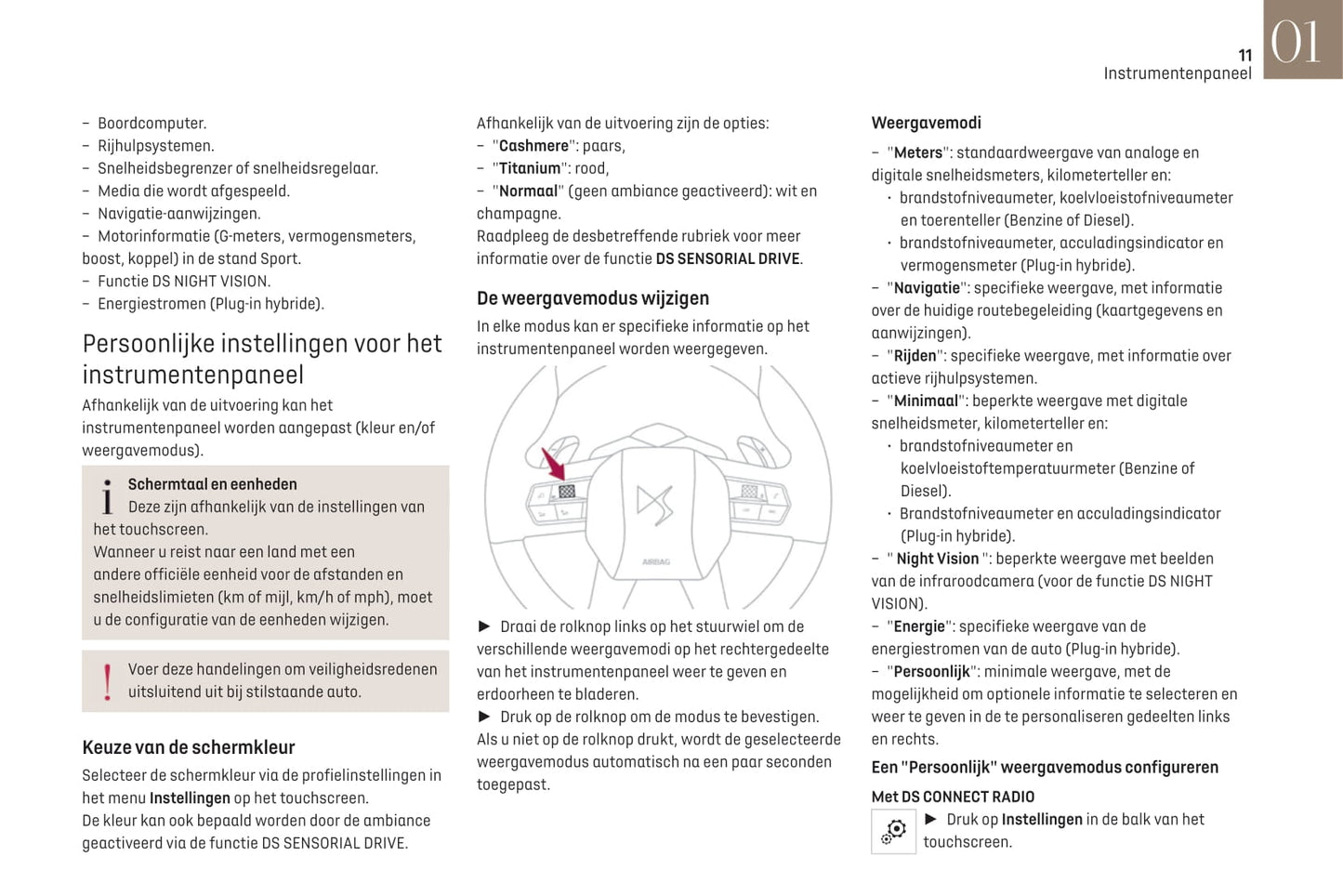 2021-2022 DS Automobiles DS 7 Crossback/DS 7 Crossback E-Tense Owner's Manual | Dutch