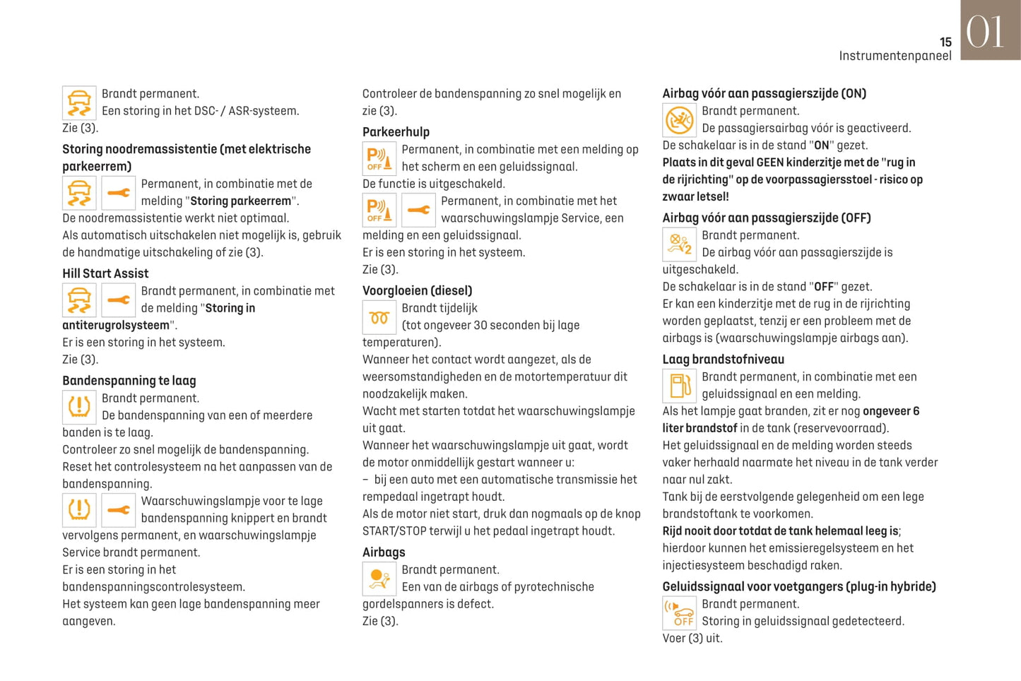 2021-2022 DS Automobiles DS 7 Crossback/DS 7 Crossback E-Tense Owner's Manual | Dutch