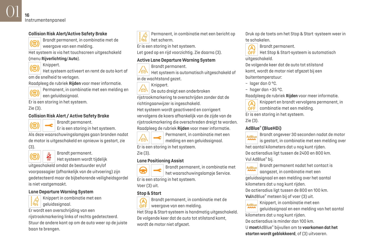 2021-2022 DS Automobiles DS 7 Crossback/DS 7 Crossback E-Tense Owner's Manual | Dutch