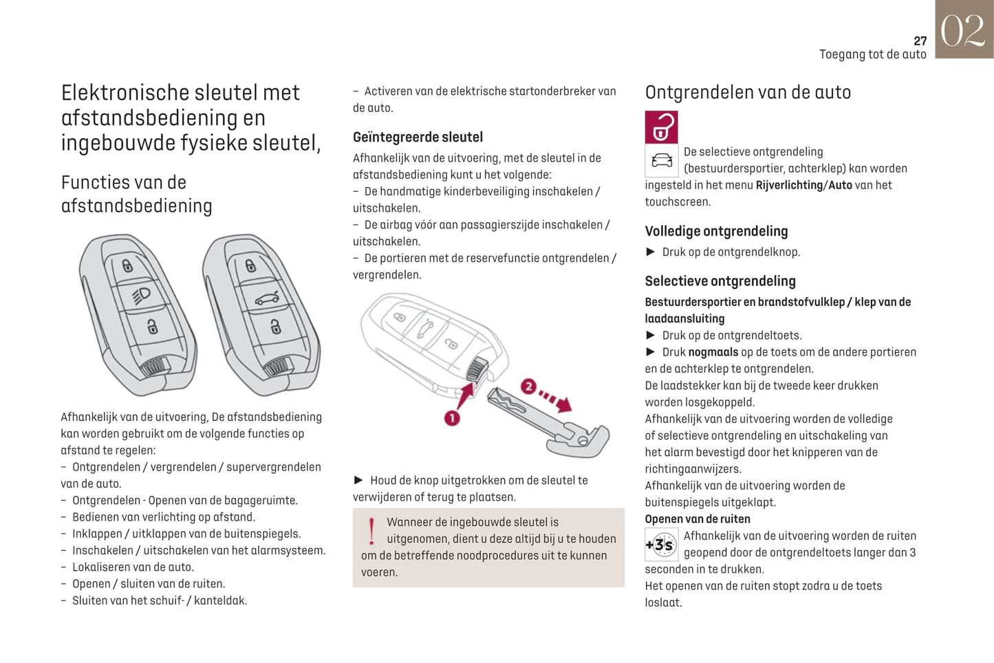2021-2022 DS Automobiles DS 7 Crossback/DS 7 Crossback E-Tense Owner's Manual | Dutch
