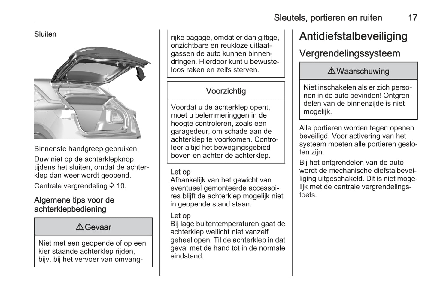2021-2022 Opel Mokka/Mokka-e Gebruikershandleiding | Nederlands