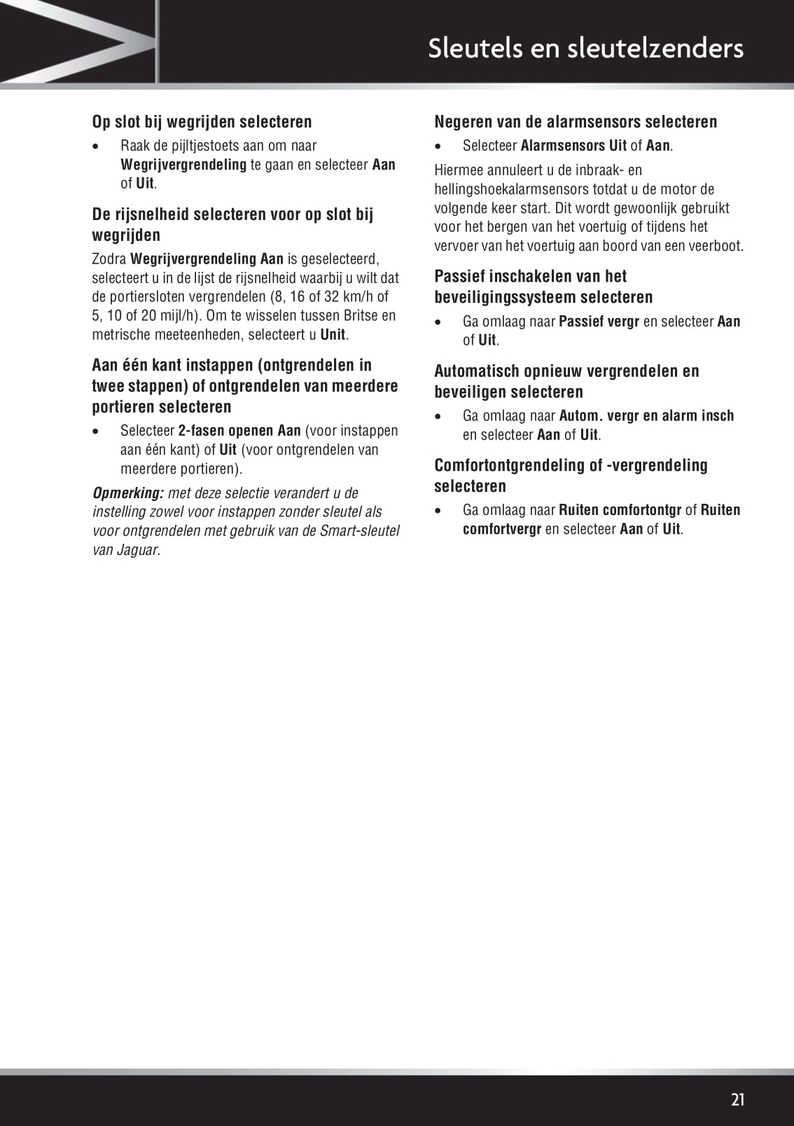 2011-2012 Jaguar XK Gebruikershandleiding | Nederlands