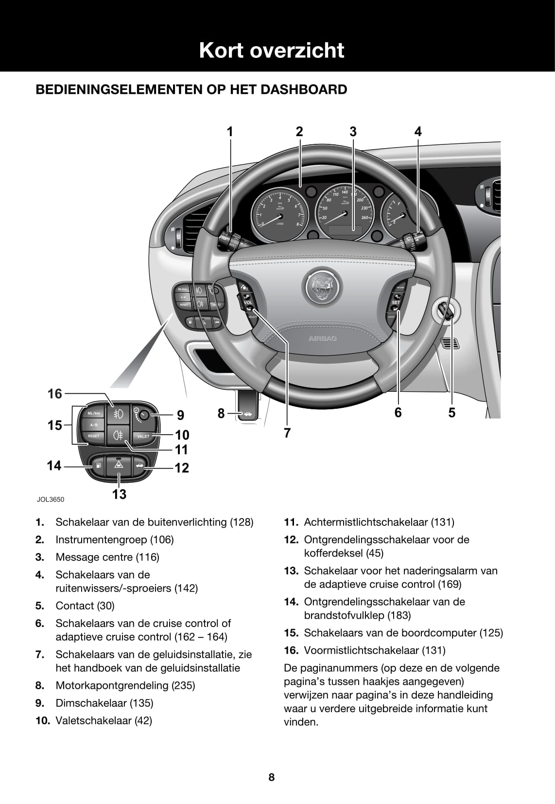 2005-2006 Jaguar XJ Gebruikershandleiding | Nederlands
