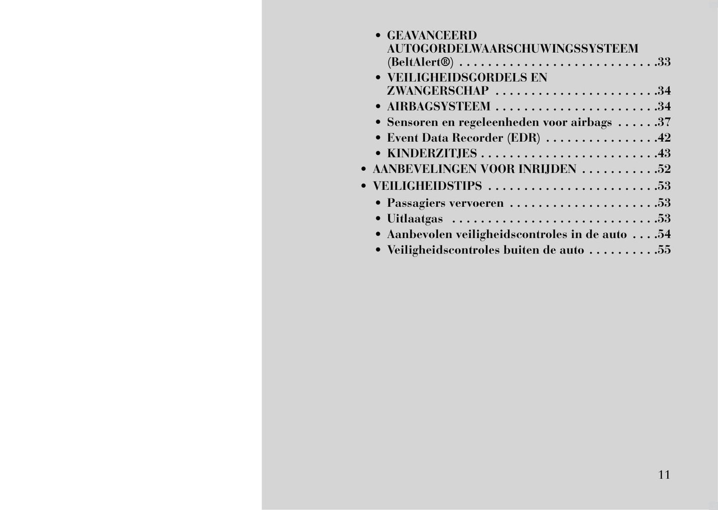 2012-2015 Lancia Flavia Owner's Manual | Dutch