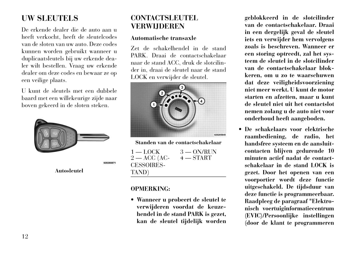 2012-2015 Lancia Flavia Owner's Manual | Dutch
