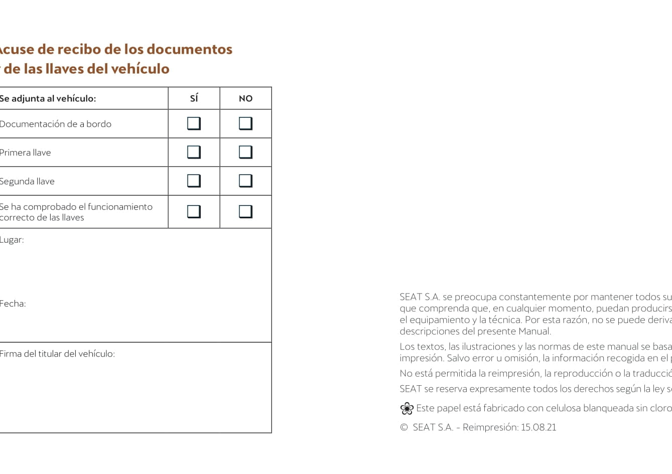 2021-2023 Cupra Born Manuel du propriétaire | Espagnol