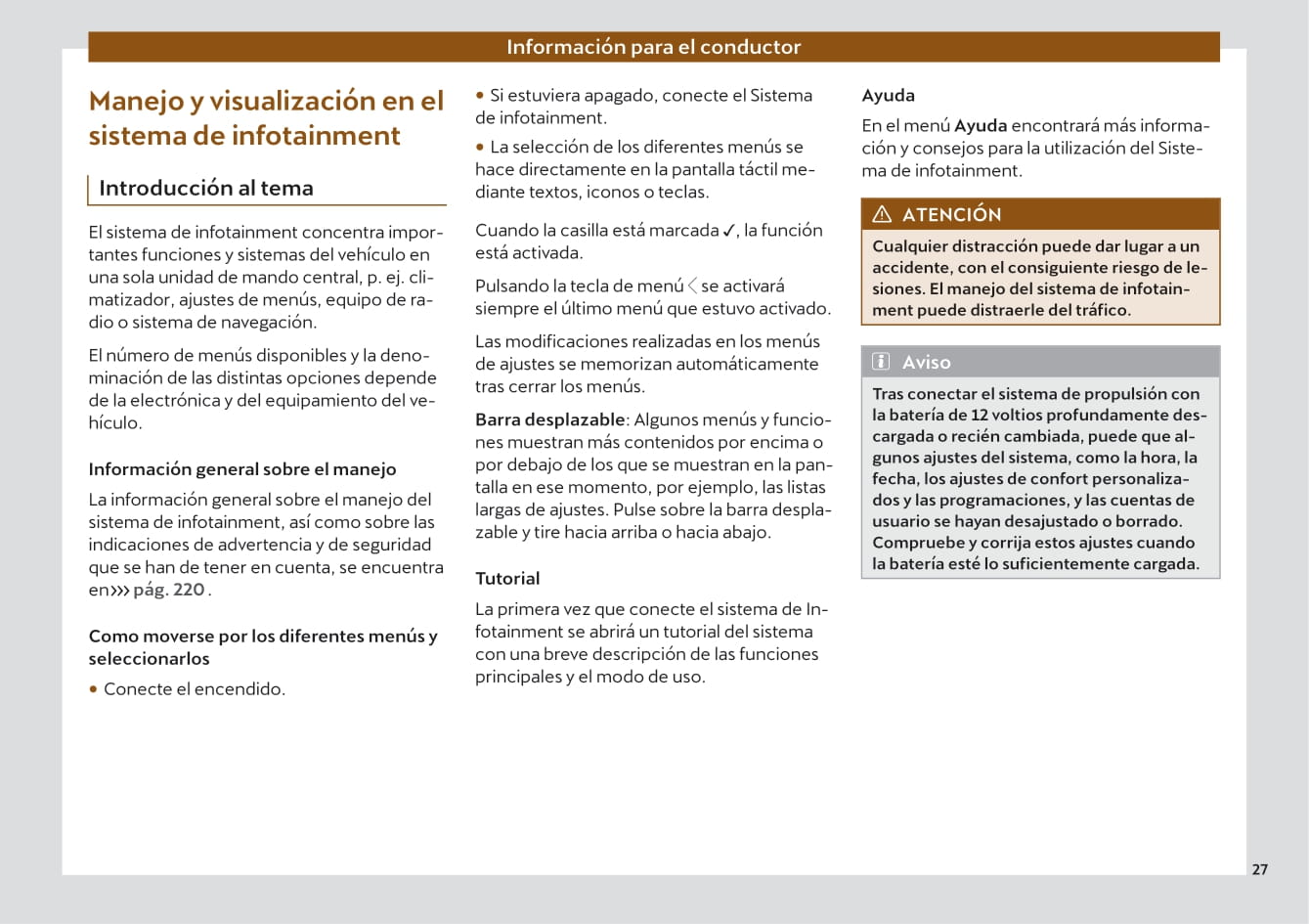 2021-2023 Cupra Born Manuel du propriétaire | Espagnol