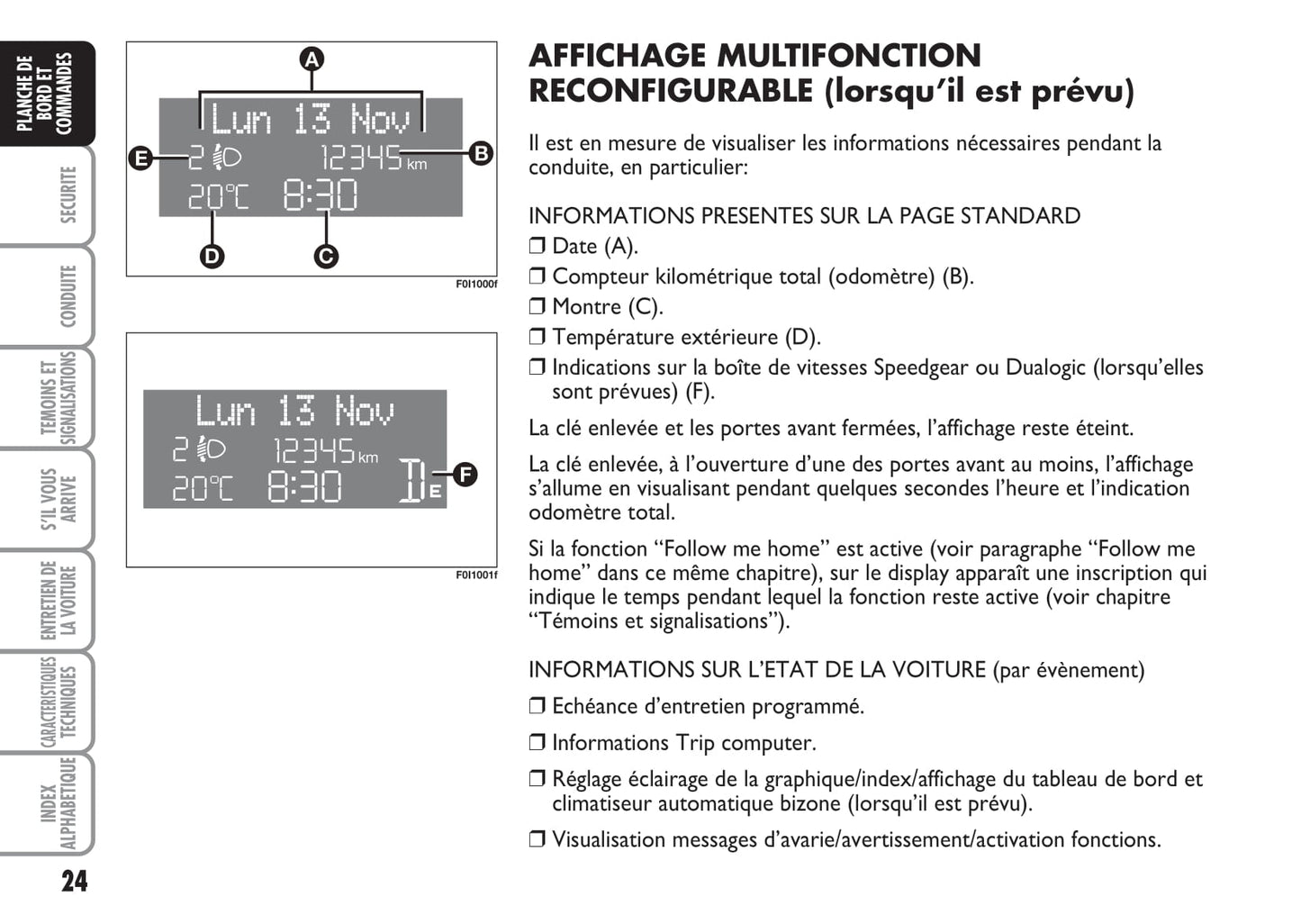 2009-2010 Fiat Punto Bedienungsanleitung | Französisch